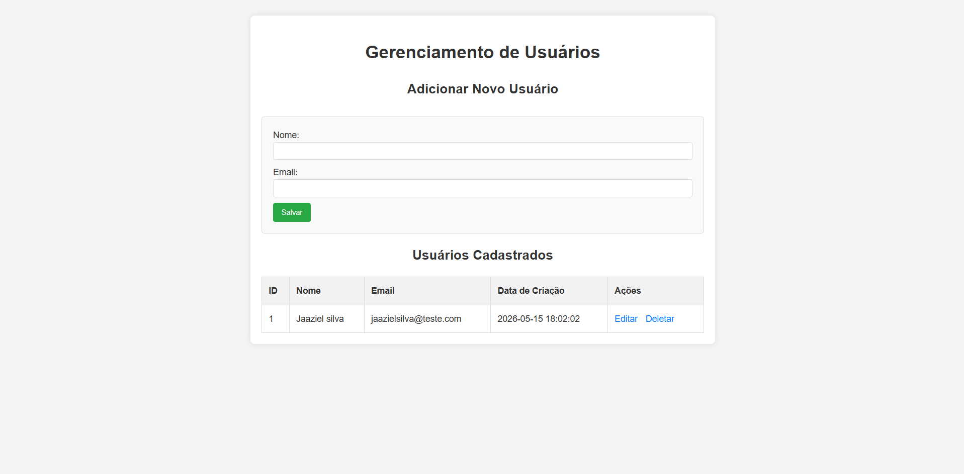 CRUD PHP