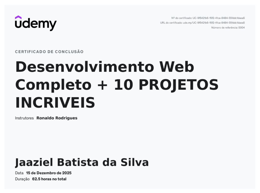 Desenvolvimento Web Completo Php MySql
